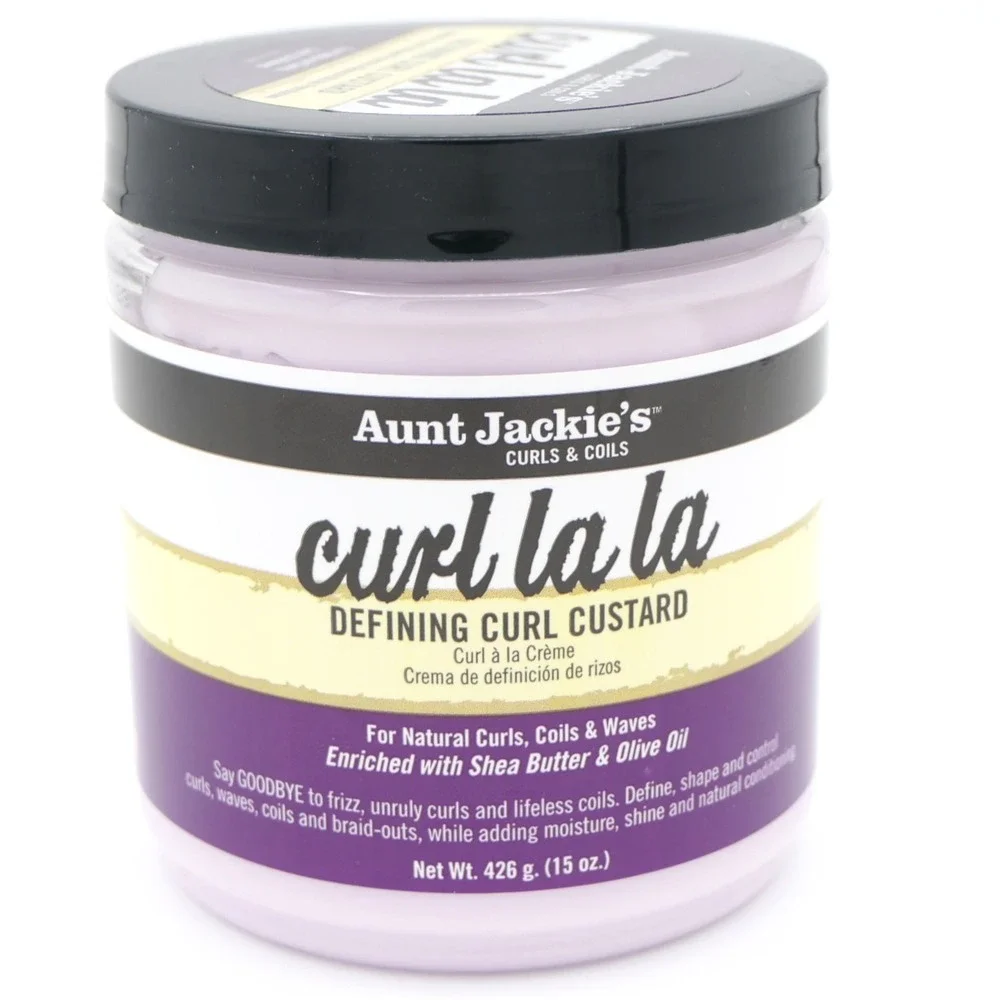 Aunt Jackie's Curl La La Defining Curl Custard w/ Shea Butter 15 oz BB 12/28